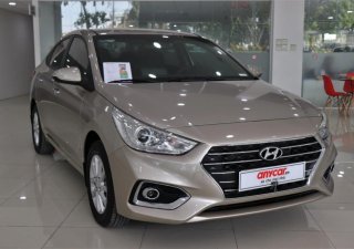 Hyundai Acent 1.4MT 2018 - Cần bán xe Hyundai Acent 1.4MT đời 2018 ghi vàng