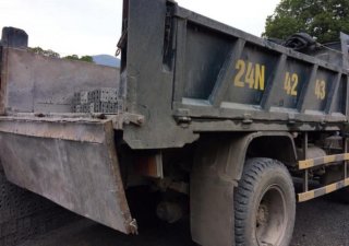 Fuso   2008 - Bán xe tải TMT Cửu Long 4.7T 2008, màu xanh, xe đang hoạt động tốt