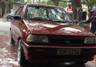 Kia Pride   2002 - Bán Kia Pride đời 2002, màu đỏ, vành bánh gầm chắc