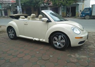 Volkswagen New Beetle 2.5 AT 2006 - Bán xe Volkswagen New Beetle 2.5 AT đời 2006, màu kem (be), nhập khẩu  