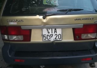 Ssangyong Musso 2003 - Bán ô tô Ssangyong Musso sản xuất năm 2003, màu vàng, xe nhập chính chủ