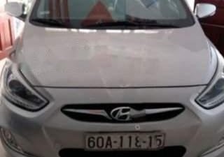 Hyundai Accent  1.4 AT  2013 - Cần bán xe Hyundai Accent 1.4 AT đời 2013, màu bạc, nhập khẩu 