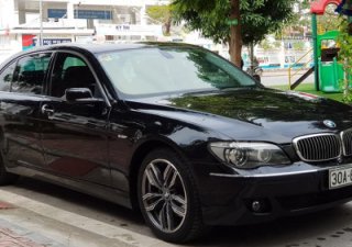 BMW 7 Series 750  4.8 AT  2006 - Cần bán BMW 7 Series 750  4.8 AT sản xuất 2006, màu đen, xe nhập