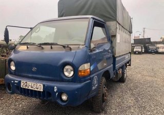 Hyundai Porter 2002 - Bán Hyundai Porter 1,25 tấn, đời 2002, màu xanh, xe đang hoạt động tốt, mui bạt, máy êm