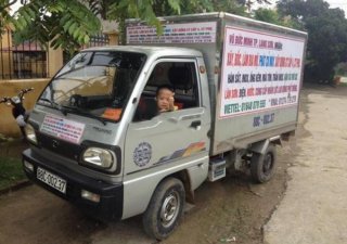 Thaco TOWNER 2011 - Cần bán xe Thaco TOWNER sản xuất năm 2011, màu bạc