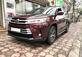 Toyota Highlander LE 2018 - Cần bán xe Toyota Highlander cũ đời 2018 màu đỏ đun, giá cực tốt. LH 093.798.2266