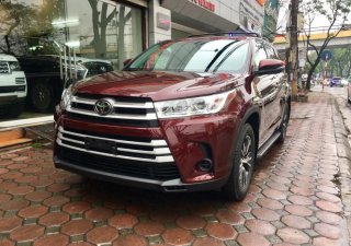 Toyota Highlander LE 2018 - Bán Toyota Highlander LE đời 2018, màu đỏ, xe nhập