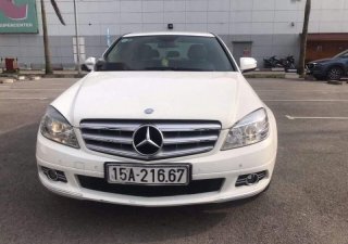 Mercedes-Benz C class C200 1.8AT 2008 - Cần bán Mercedes C200 đời 2008, màu trắng, nhập khẩu, giá tốt