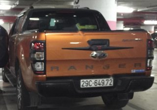 Ford Ranger Wildtrack 2016 - Bán Ford Ranger Wildtrack sản xuất năm 2016, màu vàng, nhập khẩu chính chủ