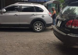 Chevrolet Captiva   2008 - Bán Chevrolet Captiva 2008, màu bạc, nhập khẩu  