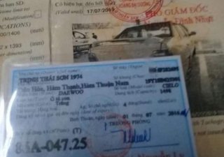 Daewoo Cielo 1995 - Bán Daewoo Cielo sản xuất năm 1995, màu trắng, xe nhập chính chủ