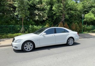 Mercedes-Benz S class S400 Hybrid 2012 - Bán xe Mercedes S400 model 2012 màu trắng, xăng điện