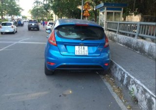 Ford Fiesta   2011 - Bán xe Ford Fiesta sản xuất 2011, xe lắp ráp trong nước, màu xanh, nội thất màu đen
