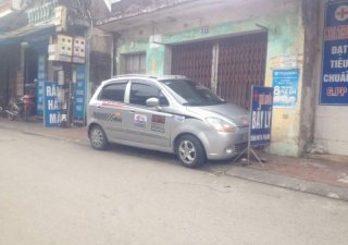 Chevrolet Spark   2009 - Bán Chevrolet Spark năm 2009, màu bạc, xe chạy tốt