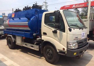 Xe chuyên dùng Xe téc   2019 - Xe bồn Hino 6 khối - Bồn xăng dầu 6 khối - xe bồn petrolimex 6 khối