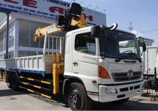 Hino FL   2017 - Xe tải Hino 10.8 tấn FL8JTSL, gắn cẩu Soosan 7 tấn SCS746L