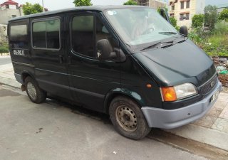 Ford Transit 2000 - Cần bán Ford Transit đời 2000, 6 chỗ, không niên hạn màu xanh  