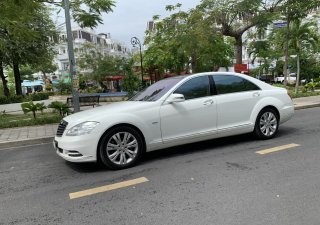 Mercedes-Benz S class S400   2012 - Bán Mercedes S400 model 2012 màu trắng xăng điện, biển TP