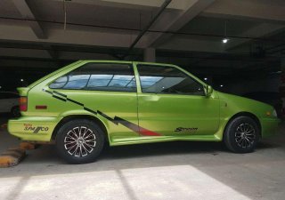 Hyundai Excel   1987 - Bán xe Hyundai Excel couple (2 cửa) độc lạ, màu xanh lục, xe nhập