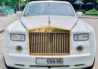Rolls-Royce Phantom 2009 - Bán Rolls-Royce Phantom Phantom EWB SX 2009, màu trắng mạ vàng, biển 9999