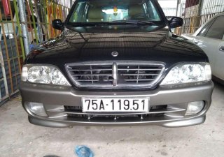 Ssangyong Musso 2005 - Bán Ssangyong Musso đời 2005, màu đen, nhập khẩu 