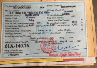 Ssangyong Musso 2001 - Bán Ssangyong Musso sản xuất 2001, màu bạc, nhập khẩu