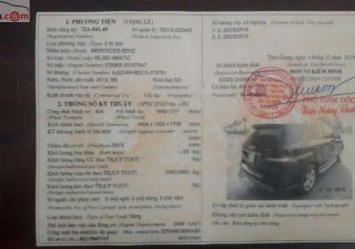 Mercedes-Benz ML Class 2012 - Cần bán Mercedes ML350 đời 2012, màu đen, xe nhập còn mới