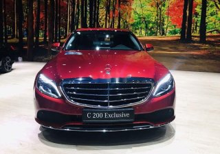 Mercedes-Benz C class C200 Exclusive  2019 - Bán Mercedes C200 Exclusive năm 2019, màu đỏ, 1 chiếc duy nhất