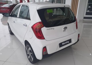 Kia Morning 1.25 AT Luxury 2020 - Bán Kia Morning 1.25 AT Luxury đời 2020, màu trắng, giá chỉ 393 triệu