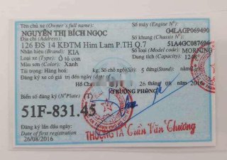 Kia Morning      2016 - Cần bán Kia Morning sản xuất 2016, nhập khẩu nguyên chiếc