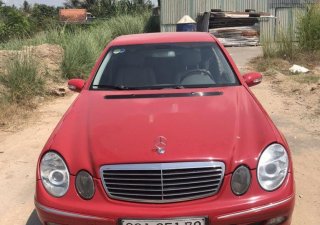 Mercedes-Benz E class 2003 - Bán xe Mercedes E240 AT năm 2003, màu đỏ số tự động, 230 triệu