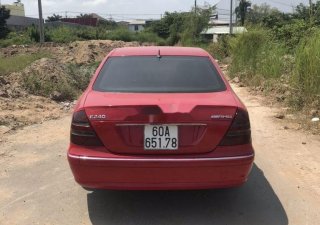 Mercedes-Benz E class 2003 - Bán xe Mercedes E240 AT năm 2003, màu đỏ số tự động, 230 triệu