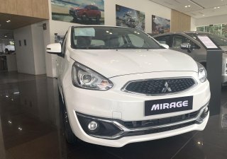 Mitsubishi Mirage 1.2 CVt 2020 - Bán ô tô Mitsubishi Mirage 1.2 CVT 2020, màu trắng 