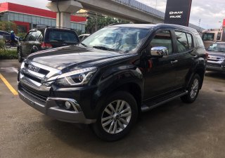 Isuzu MU-X 2019 - Cần bán xe Isuzu MU-X SUV 1.9 AT 2019, màu đen, xe nhập giá rẻ chất lượng tốt