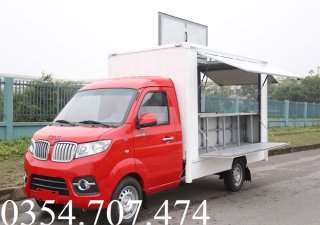 Xe tải 500kg - dưới 1 tấn   2021 - Dongben cánh dơi mở nóc 895kg - bán hàng lưu động