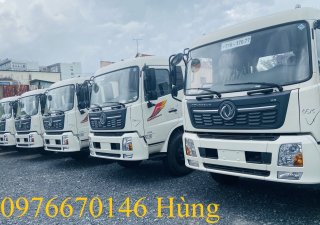 JRD HFC B180 2021 - Xe tải 8T 6 máy tiêu thụ bao nhiêu lít dầu thùng mui bạt dài 9m7, cao 2m5 siêu khỏe