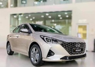 Hyundai Accent 2021 - Bán Hyundai Accent đời 2021, màu bạc, 395tr