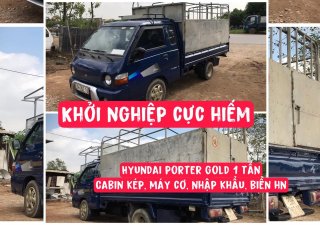 Hyundai Porter 2003 - Hiếm Hyundai Porter Gold nhập khẩu 1 tấn Cabin kép Máy cơ biển Hà Nội