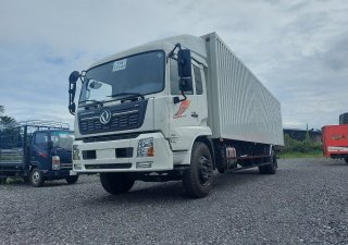 Xe tải 5000kg 2021 - Xe tải Dongfeng Hoàng Huy B180 thùng kín container siêu dài 9,7m nhập khẩu 2021