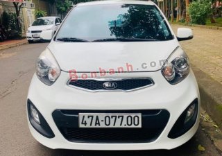 Kia Picanto   S 1.25 AT 2013 - Bán Kia Picanto S 1.25 AT sản xuất năm 2013, màu trắng, giá tốt