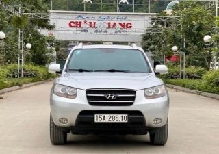 Hyundai Santa Fe  MLX 2009 - Bán Hyundai Santa Fe MLX sản xuất 2009, màu bạc, nhập khẩu chính chủ, giá tốt