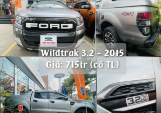 Ford Ranger 2015 - Cần bán Ford Ranger Wildtrak 3.2L 4x4AT năm sản xuất 2015, màu bạc