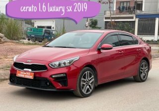 Kia Cerato 1.6AT Luxury 2019 - Cần bán gấp Kia Cerato 1.6AT Luxury năm sản xuất 2019, màu đỏ
