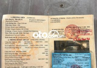 Kia Carnival 2006 - Bán ô tô Kia Carnival sản xuất năm 2006, màu đen