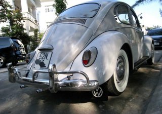 Volkswagen Beetle 1990 - Màu trắng, xe nhập