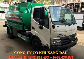 Hino Dutro 0 2022 - Xe bồn 6 khối chở xăng dầu, nhập khẩu nguyên chiếc giá tốt