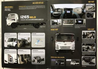 Đô thành  IZ65 2021 - Xe tải Dothanh IZ65 Gold tải trọng 3 tấn 5 thùng mui bạt giá tốt