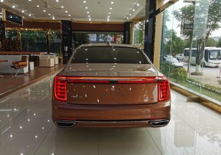 Hongqi E-HS9 2022 - Bán xe màu vàng đồng, giá ưu đãi và nhiều quà tặng bao gồm sạc 220V theo xe và tặng thêm 1 trạm sạc 7kW 220V cố định tại gia đình