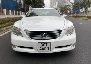 Lexus LS 460   L 2008 - Cần bán gấp Lexus LS 460 L sản xuất năm 2008, màu trắng, xe nhập