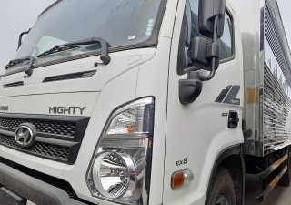 Hyundai Mighty EX8 GT 2022 - Xe tải Hyundai 7,2 tấn bản đủ thùng kín Inox màu trắng sẵn xe giao ngay tại Hyundai Bắc Việt, Long Biên, Hà Nội - Giá tốt